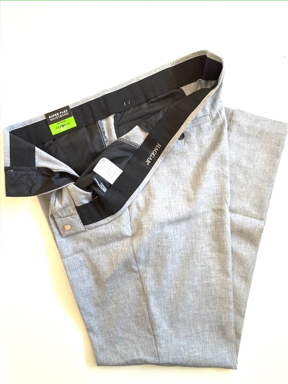 Haggar Men's Gray Dress Pants 38/32